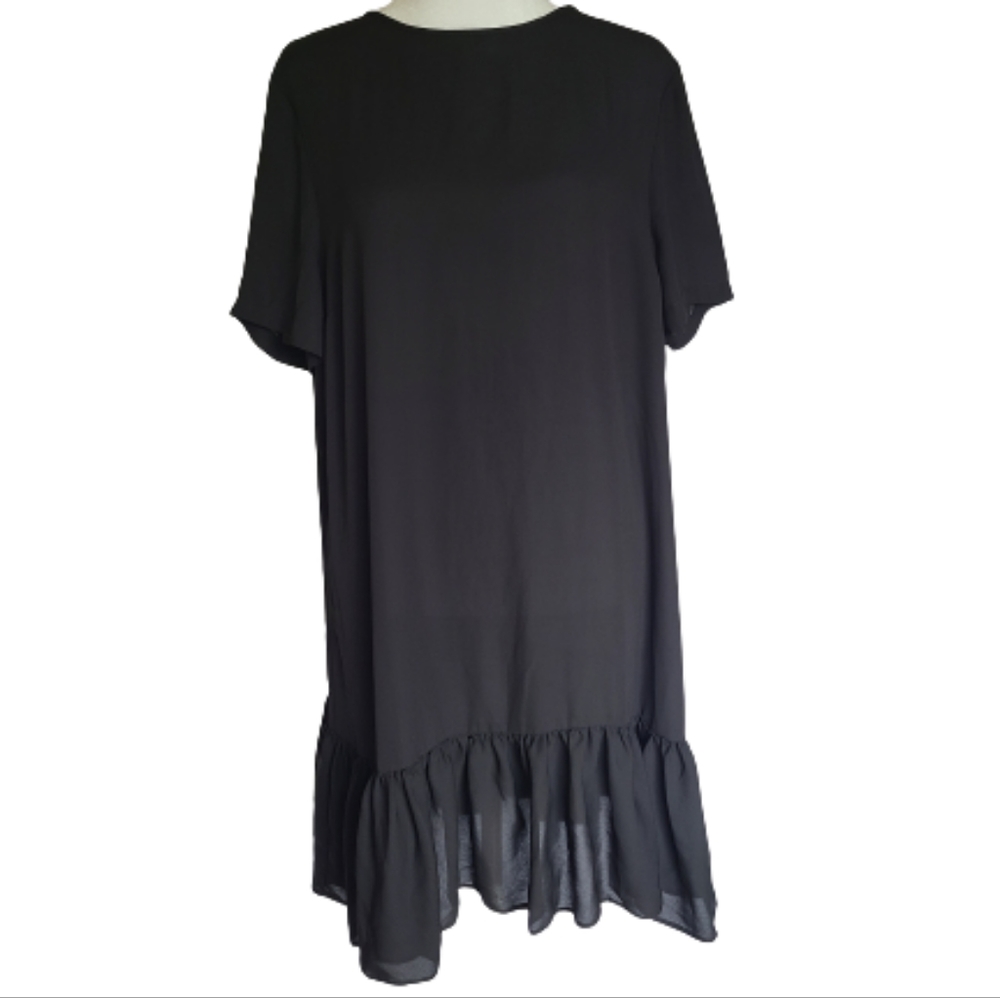ASOS Ruffle Hem Mini Dress Size 10